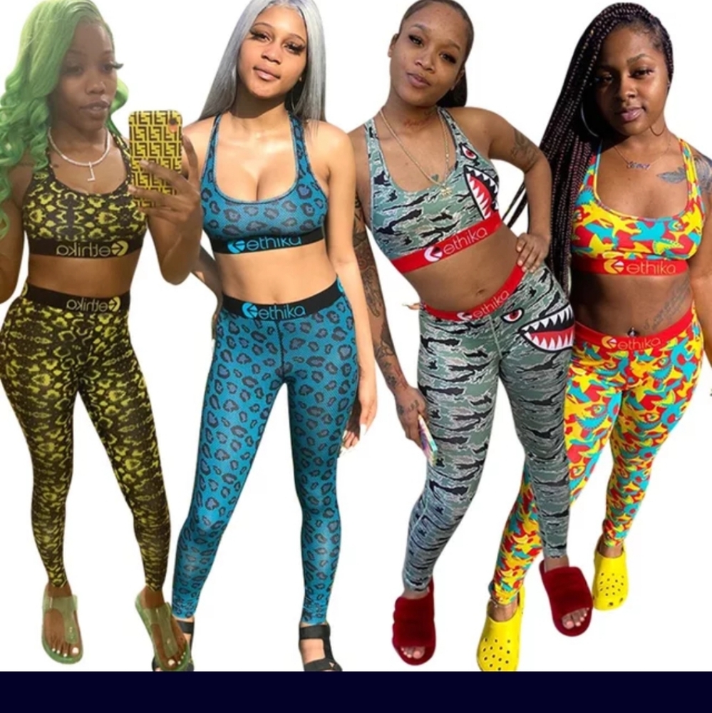 Leggings and bra top